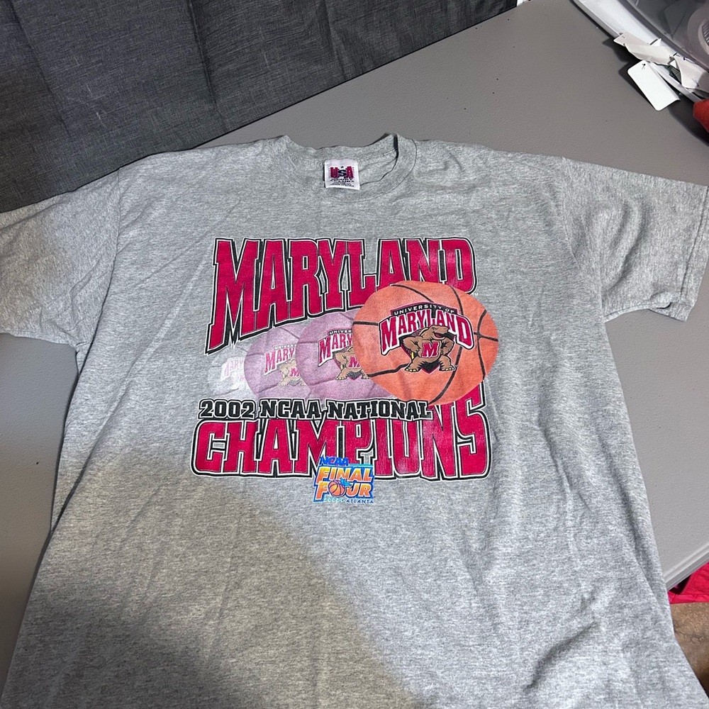 Maryland ncaa 2002 shirt xxl